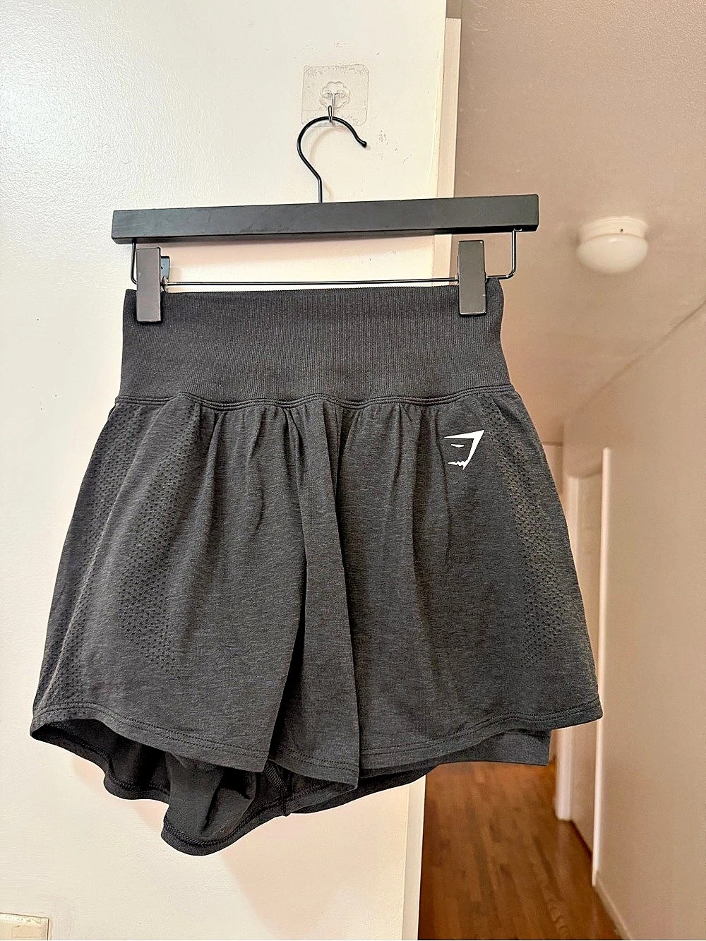 Gymshark Vital Seamless 2.0 2-in-1 Shorts Black Small